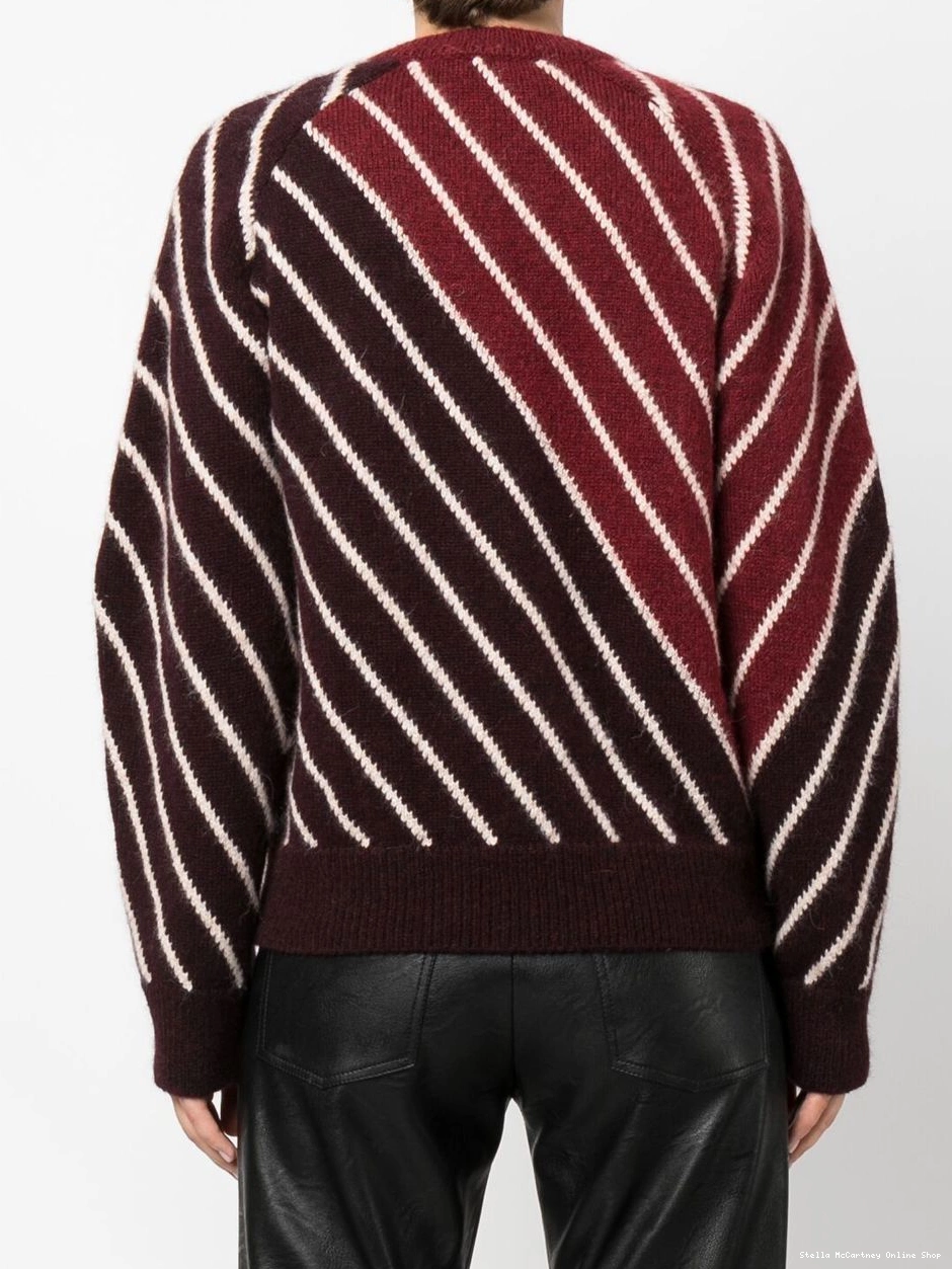 Affordable McCartney Women jumper Stella diagonal-stripe 0723